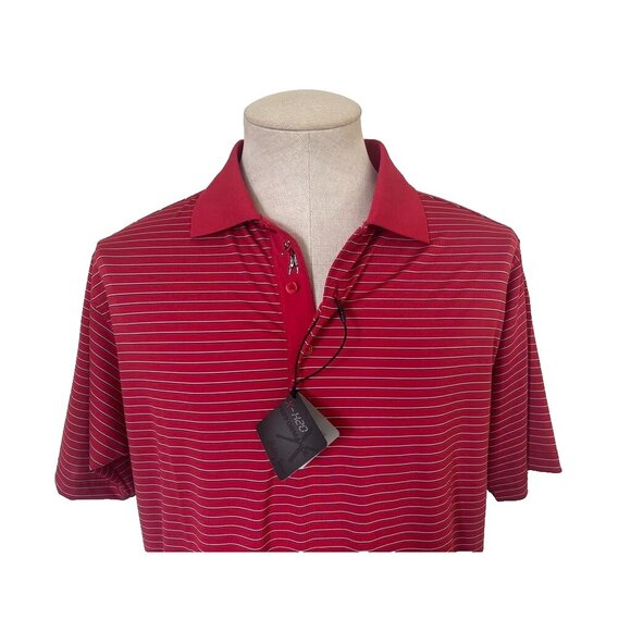 NWT BOBBY JONES Short Sleeve Polo Golf Shirt Mens Size Medium H-20 Performance - Picture 2 of 9